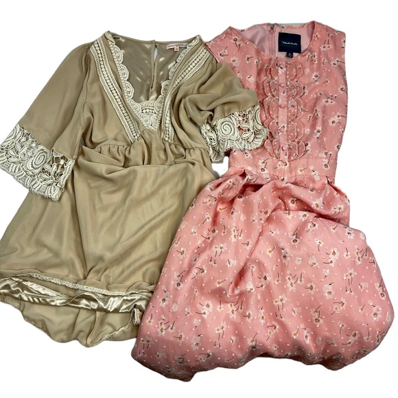 ModCloth and Margo & Sebastian Retro dresses lot of 2 size medium - Picture 3 of 7